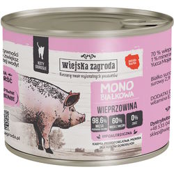 Wiejska Zagroda Adult Monoprotein Cat Can with Pork 200 g