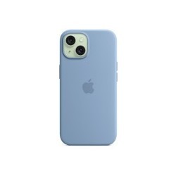 Apple Silicone Case with MagSafe for iPhone 15 (бирюзовый)