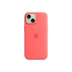 Apple Silicone Case with MagSafe for iPhone 15 (красный)