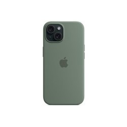 Apple Silicone Case with MagSafe for iPhone 15 (зеленый)