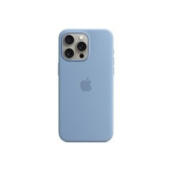 Apple Silicone Case with MagSafe for iPhone 15 Pro Max (бирюзовый)