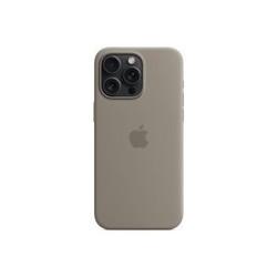 Apple Silicone Case with MagSafe for iPhone 15 Pro Max (коричневый)