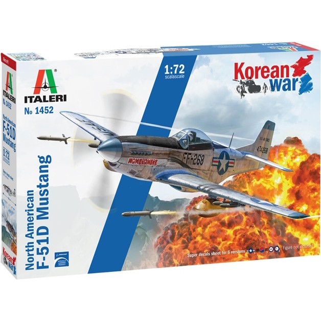 ITALERI North American F-51D Mustang Korean War (1:72)