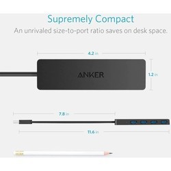 ANKER Ultra Slim 4-Port USB 3.0 Data Hub