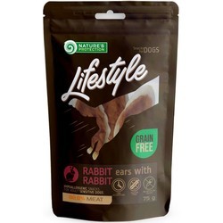 Natures Protection Lifestyle Snack Dried Rabbit Ears with Rabbit 75 g