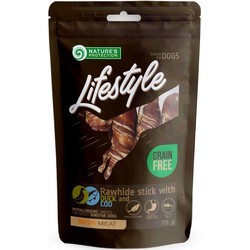 Natures Protection LifeStyle Snack Rawhide Sticks with Duck\/Cod Rolls 75 g