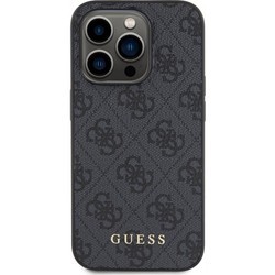 GUESS Metal Gold Logo for iPhone 15 Pro