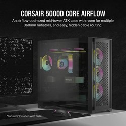 Corsair 5000D Core Airflow черный