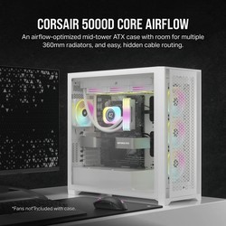 Corsair 5000D Core Airflow белый