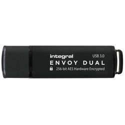 Integral Envoy Dual FIPS 197 Encrypted USB 3.0 128&nbsp;ГБ