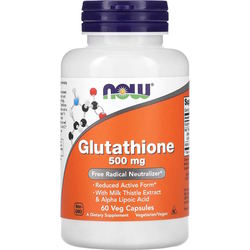 Now Glutathione 500 mg 60 cap