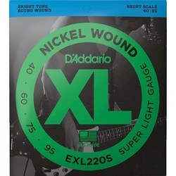 DAddario XL Nickel Wound Bass SS 40-95