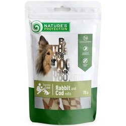Natures Protection Snack Rabbit and Cod Rolls 75 g