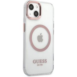 GUESS Metal Outline with MagSafe for iPhone 13