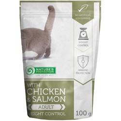 Natures Protection Weight Control Chicken\/Salmon Pouch 100 g