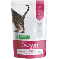 Natures Protection Sterilised Pouch Salmon 100 g