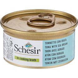 Schesir Adult Canned Tuna\/Sea Bream 85 g