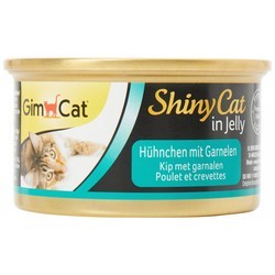 GimCat ShinyCat Jelly Chicken\/Shrimps 70 g