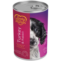 Lovely Hunter Puppy Canned Turkey/Rabbit 400 g 1&nbsp;шт