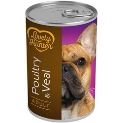 Lovely Hunter Adult Canned Poultry/Veal 0.4&nbsp;кг
