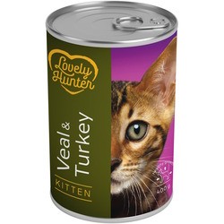 Lovely Hunter Kitten Canned Veal\/Turkey 400 g