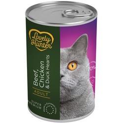 Lovely Hunter Adult Canned Beef\/Chicken\/Duck Hearts 400 g