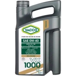 Yacco VX 1000 LL 0W-40 5&nbsp;л