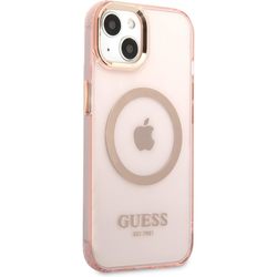 GUESS Gold Outline with MagSafe for iPhone 13