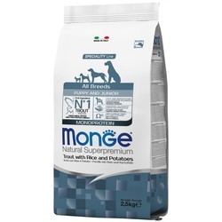 Monge Speciality All Breed Puppy/Junior Trout 2.5&nbsp;кг