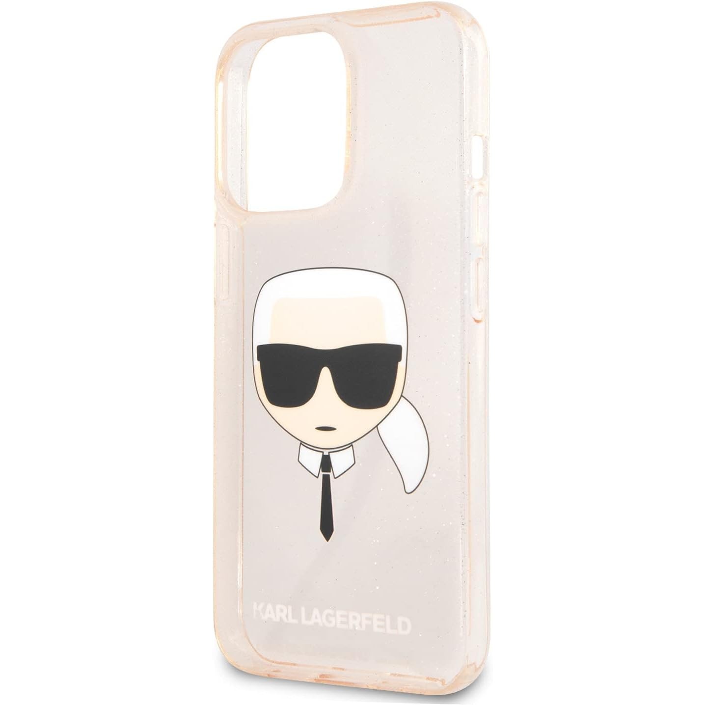 Karl Lagerfeld Glitter Karl's Head for iPhone 13\/13 Pro
