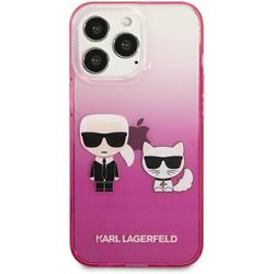 Karl Lagerfeld Gradient Iconic Karl and Choupette for iPhone 13 Pro