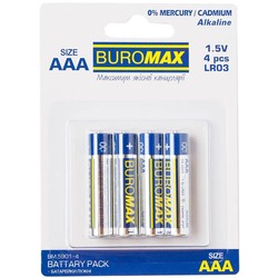 Buromax Alkaline 4xAAA