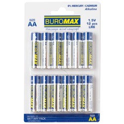 Buromax Alkaline 12xAA
