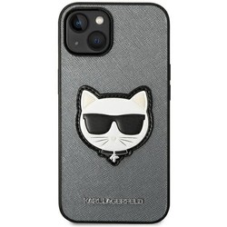 Karl Lagerfeld Saffiano Choupette Head Patch for iPhone 14