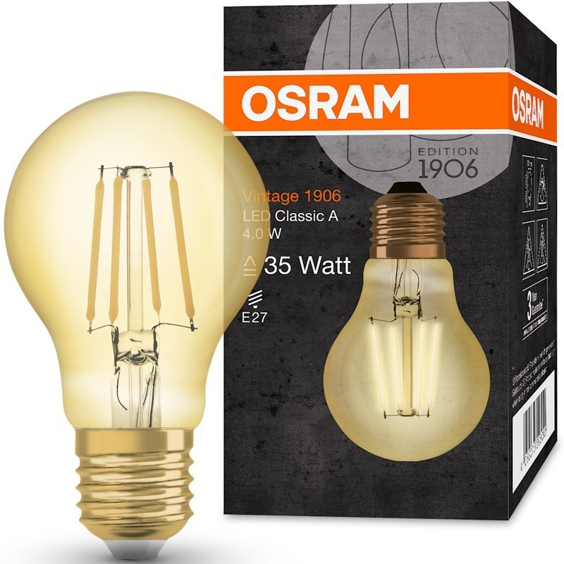 Osram Vintage 1906 Classic A35 4W 2400K E27