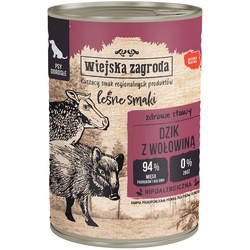 Wiejska Zagroda Canned Adult Forest Flavors Wild Boar/Beef 400 g 1&nbsp;шт