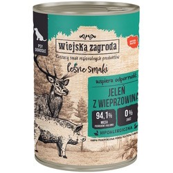 Wiejska Zagroda Canned Adult Forest Flavors Deer/Pork 400 g 1&nbsp;шт
