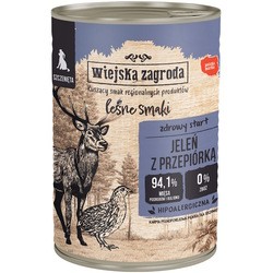 Wiejska Zagroda Canned Adult Forest Flavors Deer/Quail 400 g 1&nbsp;шт
