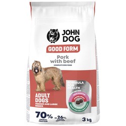 John Dog Adult M\/L Pork\/Beef 3 kg