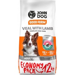 John Dog Adult M\/L Veal\/Lamb 12 kg