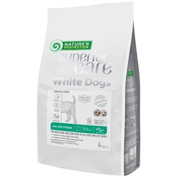 Natures Protection White Dogs Grain Free All Life Stages Insect 4 kg