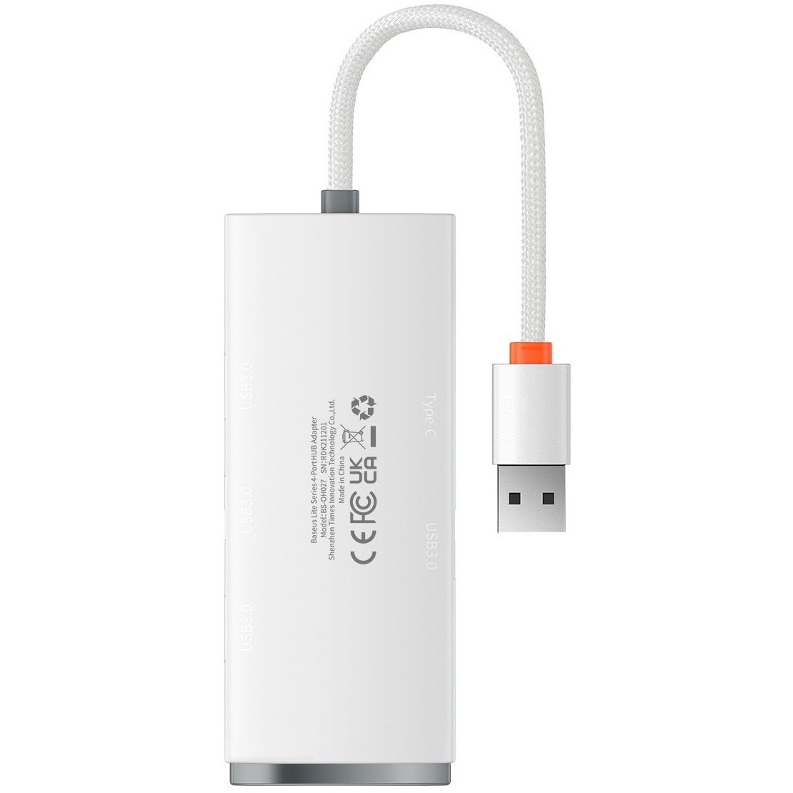 BASEUS Lite Series Multifunctional HUB 4in1 USB - 4x USB 0.25m