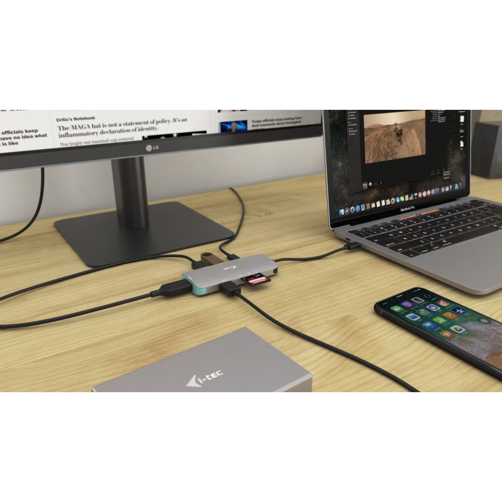 i-Tec USB-C Metal Nano Dock 4K HDMI + Power Delivery 100 W
