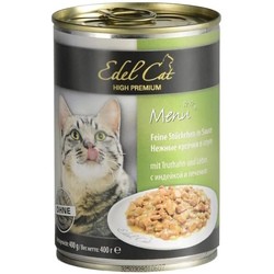 Edel Cat Adult Canned Turkey\/Liver 400 g