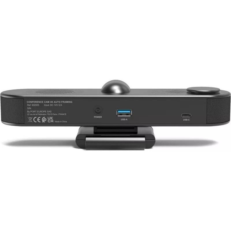 Port Designs All-In-One 4K UHD Auto-Crop Conference Camera