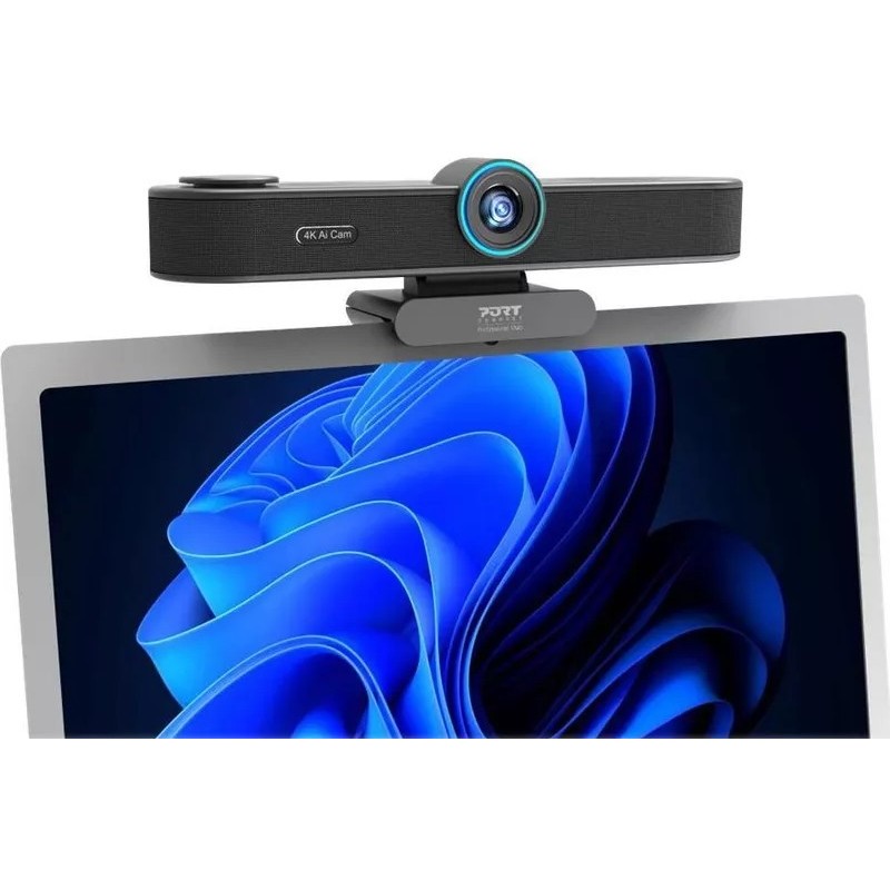 Port Designs All-In-One 4K UHD Auto-Crop Conference Camera