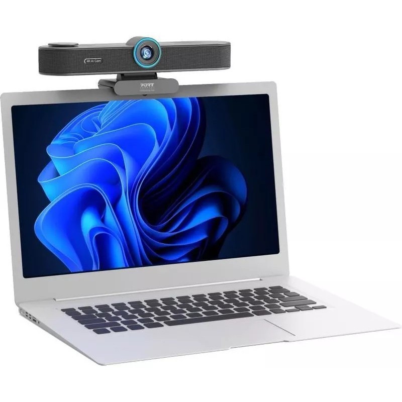 Port Designs All-In-One 4K UHD Auto-Crop Conference Camera