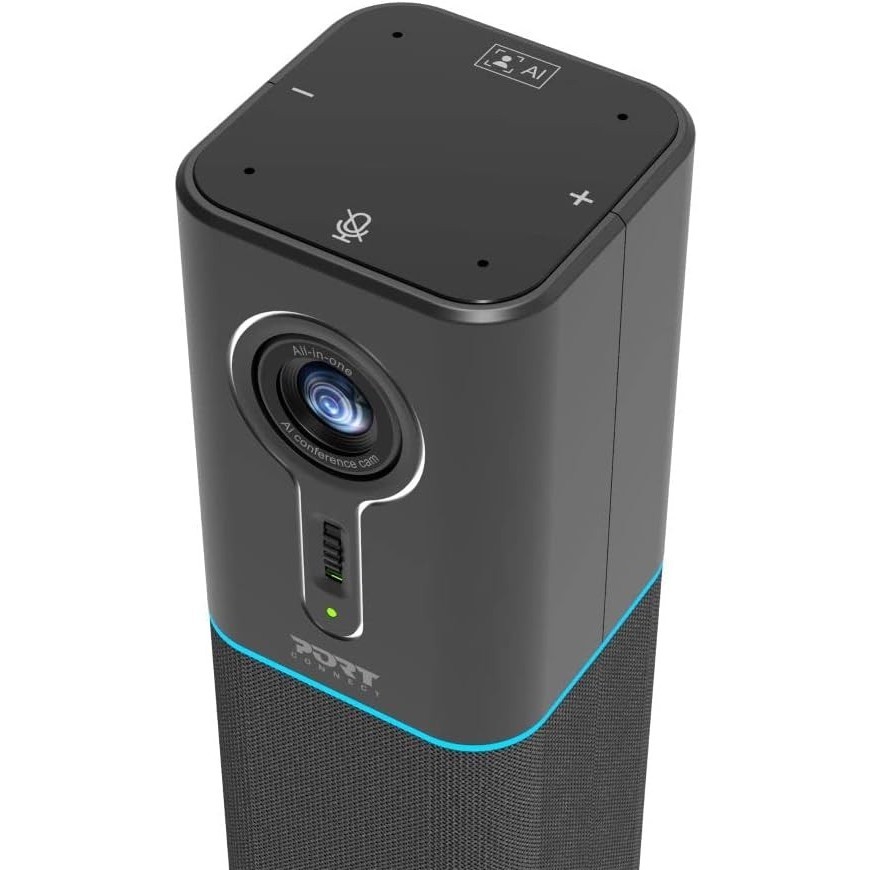 Port Designs 2K UHD All-In-One Audio\/Video Desktop Conference Tower