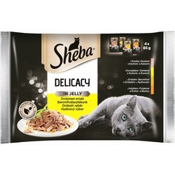 Sheba Delicacy Poultry Flavors in Jelly  4 pcs