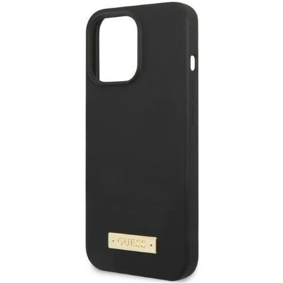 GUESS Silicone Logo Plate MagSafe for iPhone 13 Pro Max